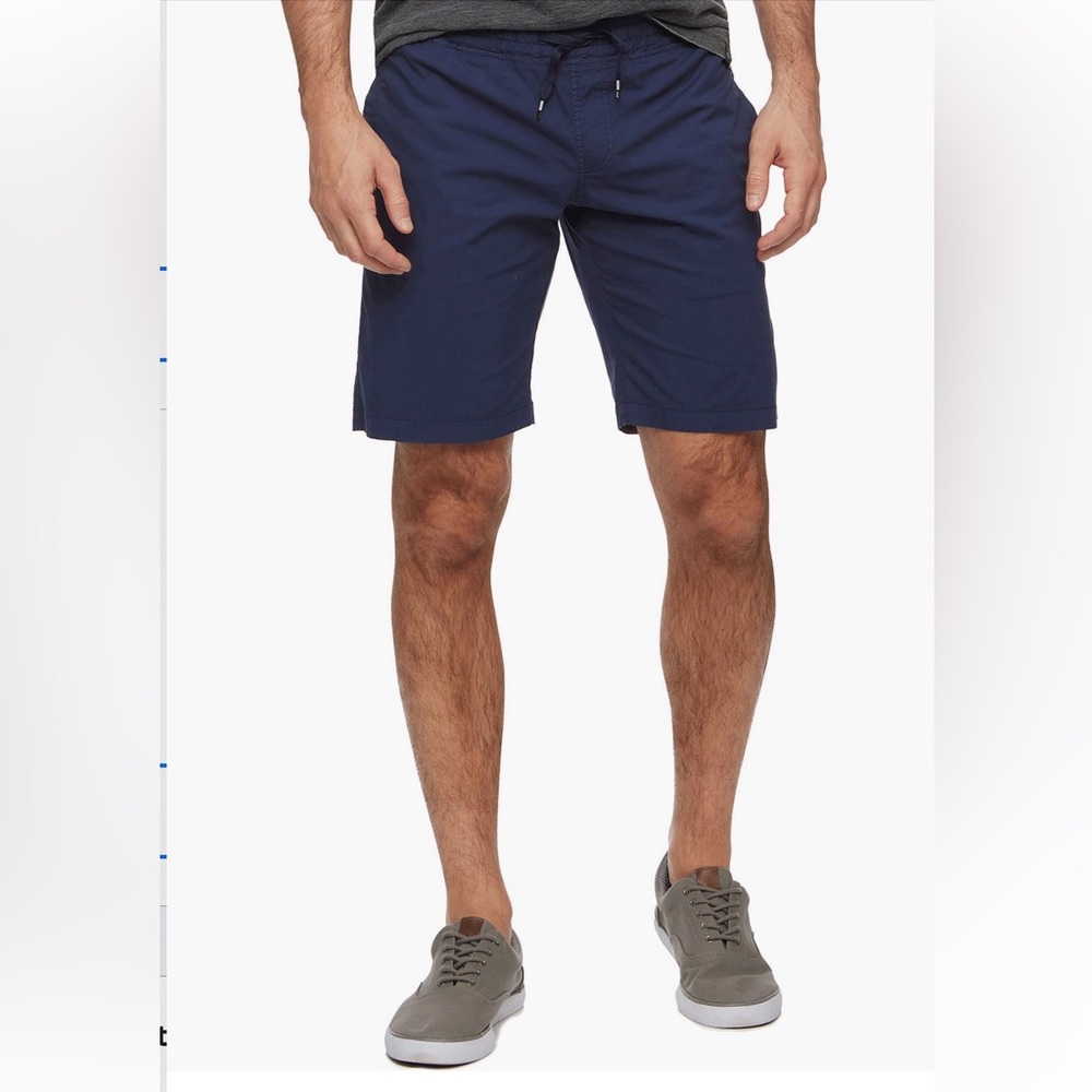 FLAG AND ANTHEM Men’s Drawstring Shorts | Navy, Size: XL